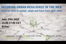 Discussion on resilience of cities in the Med