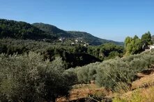 The view over the valleys near Baanoub