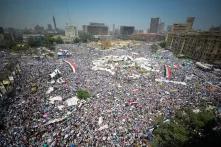 The Tahrir Square in Cairo in July 2011