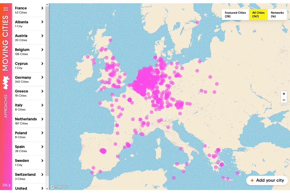 Moving cities