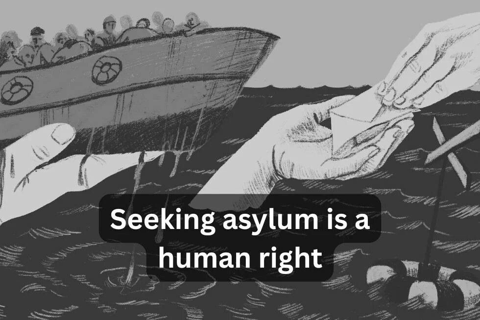 Seeking asylum is a human right